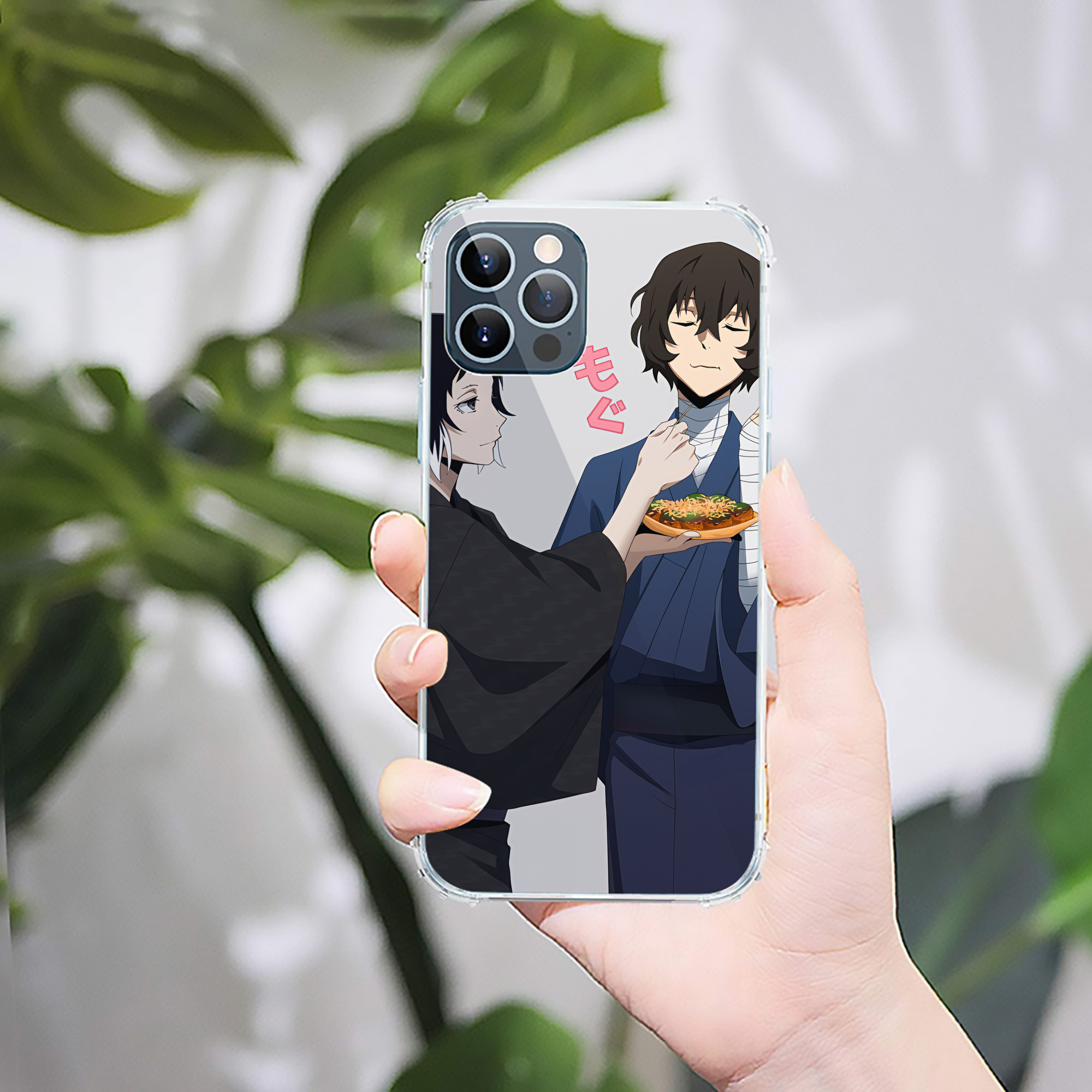 （画像用） 文豪ストレイドッグス Bungo Stray Dogs 【iPhone 12シリーズ対応】透明スマホケース（クリアソフトケース）
